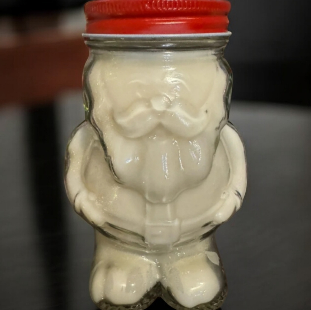 Santa Mason jars candle